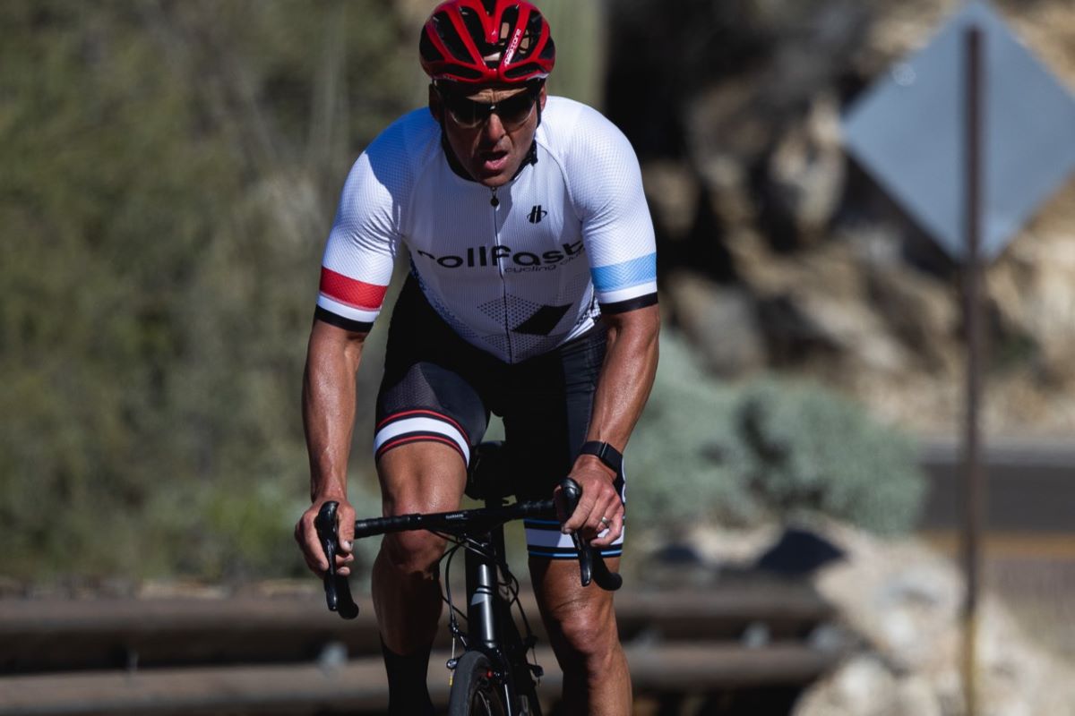 Matt Tanner riding in the Arizona desert