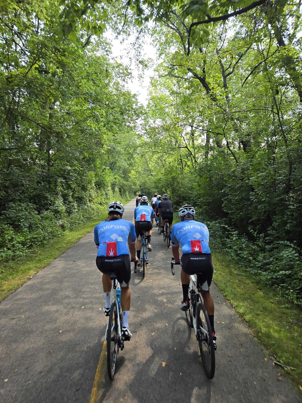 Rollfast riders on a group ride
